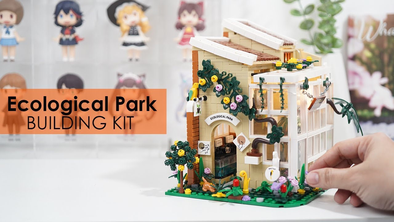 Ecological Park Building Blocks Set | Speed Build with Lighting | JMBricklayer