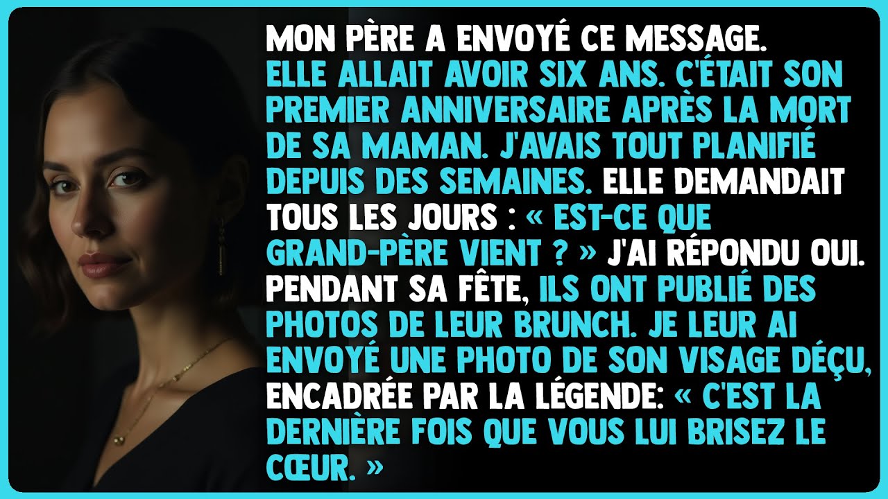 « L'anniversaire de votre fille ? Nous ne viendrons pas. Nous avons prévu un brunch avec des amis...
