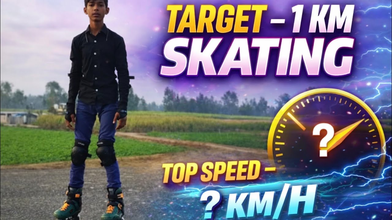 Target 1 km skating 