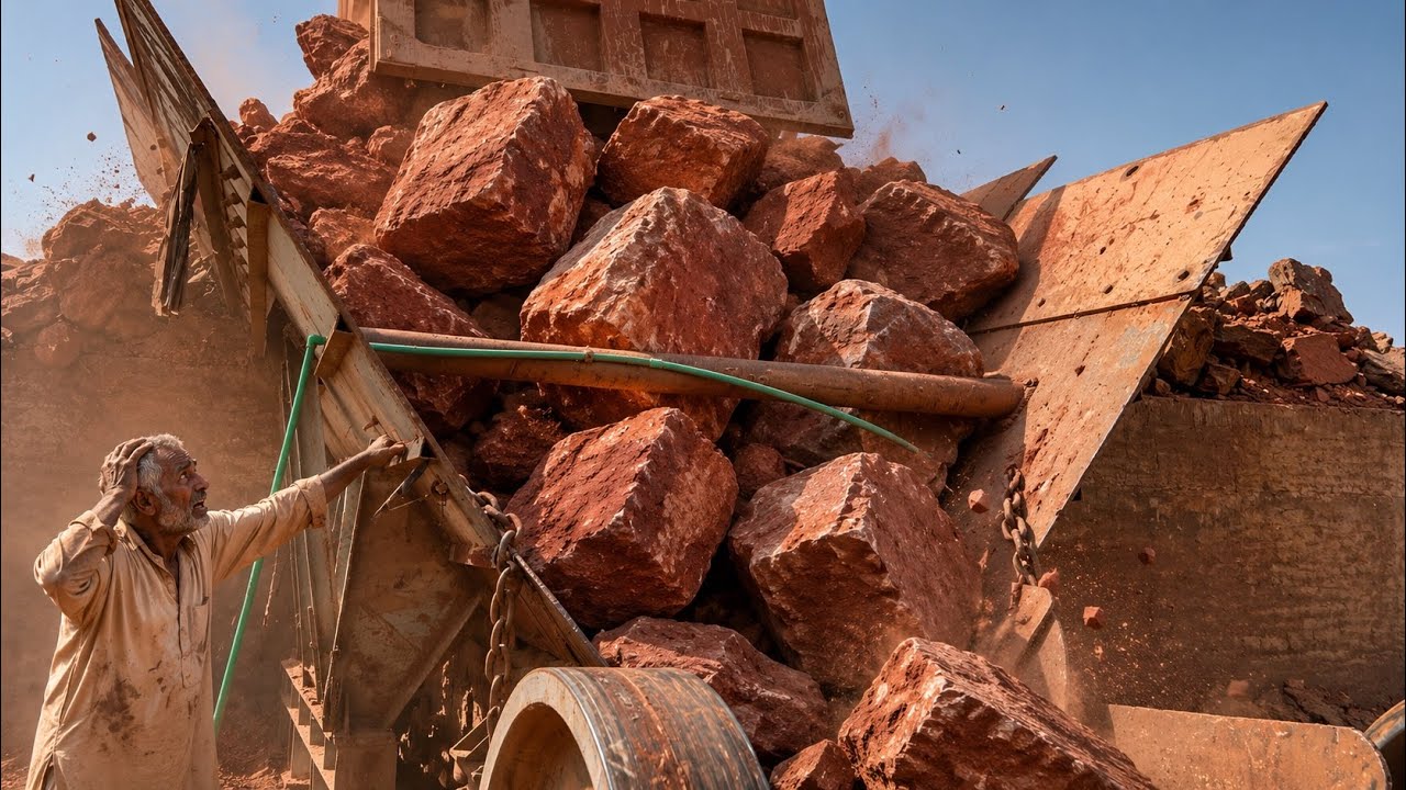 👹CRUSHING THE COMPETITION: The Most Powerful Hard Rock Crushers!#asmrsounds #stonecrusher 