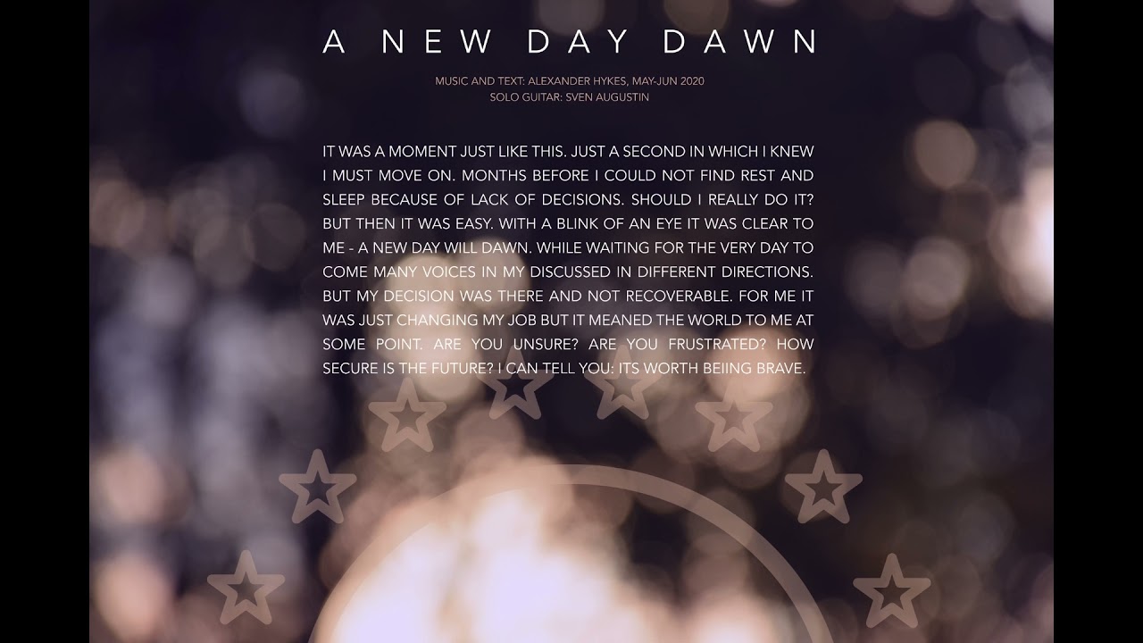Alex Hykes - A NEW DAY DAWN