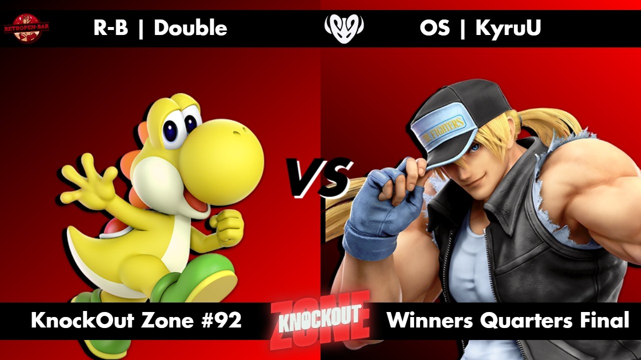 KnockOut Zone #98 - SSBU Winners Quarters Final - Double (Yoshi) vs KyruU (Terry)