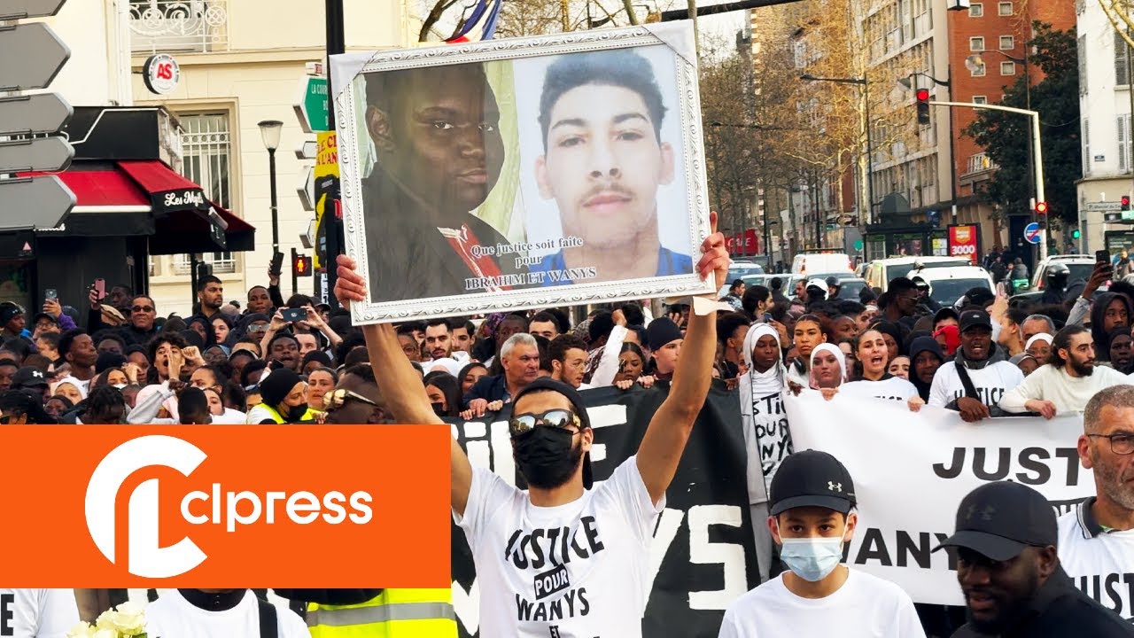 Refus d'obtempérer : marche blanche pour Wanis (21 mars 2024, La Courneuve / Aubervilliers, France)