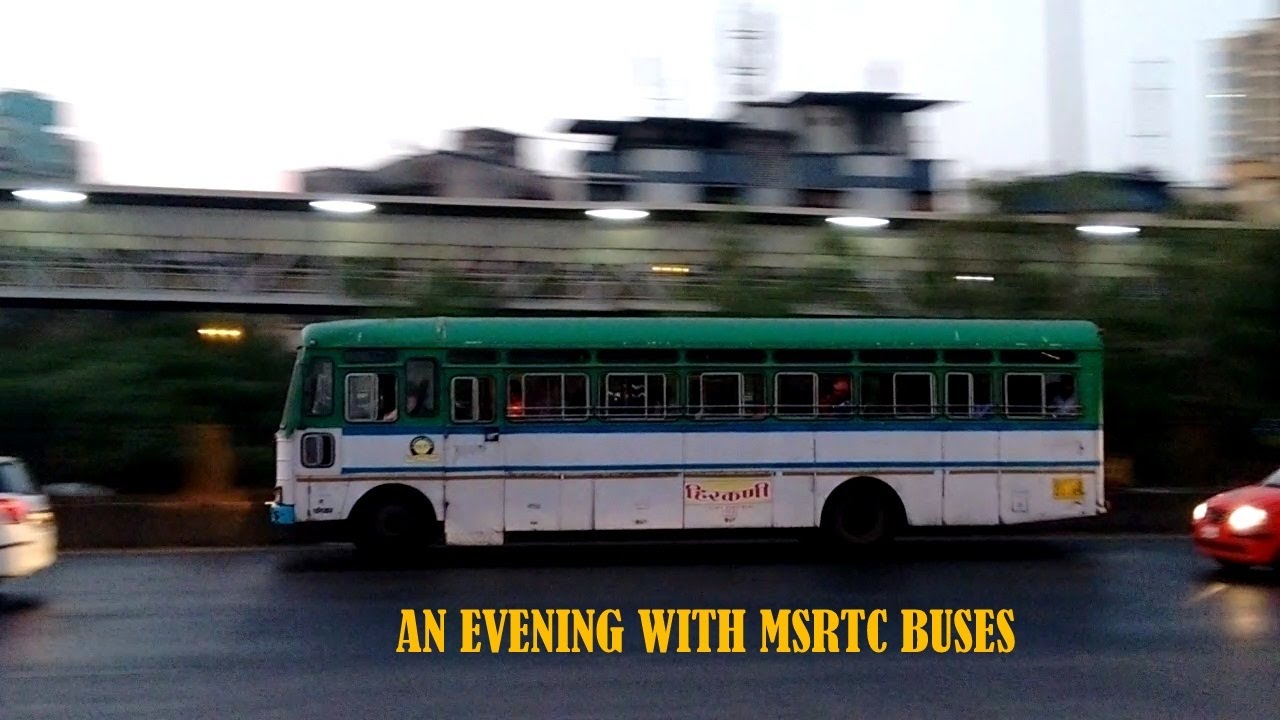[60+ BUSES IN 1 VIDEO] AN EVENING WITH MSRTC BUSES - MEGA COMPILATION OF MSRTC (ST) BUSES