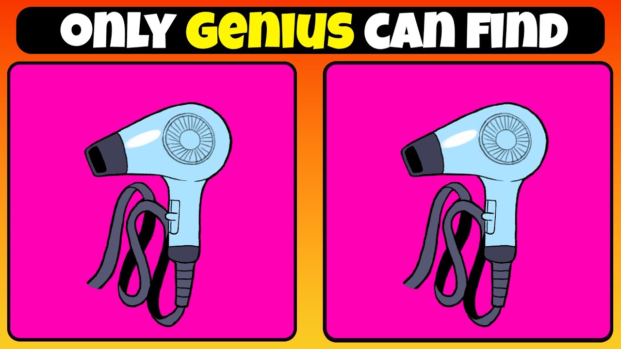 ONLY A GENIUS can solve these riddles | Find 3 Differences👀