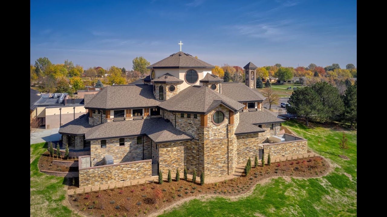 Horizon West Builders Construction Drone Time-lapse of Saint Elizabeth Ann Seton