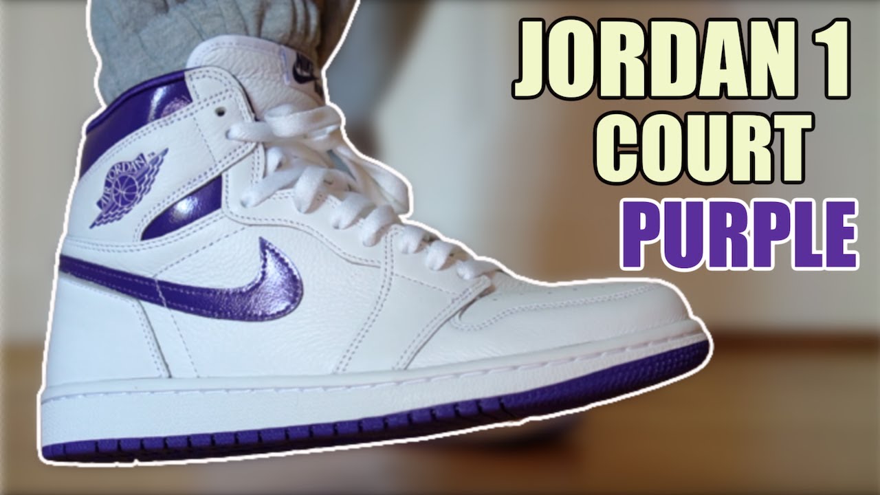 MOST UNDERRATED JORDAN 1 OF THE YEAR - JORDAN 1 COURT PURPLE REVIEW & ON FEET - THESE ARE GOOOOD