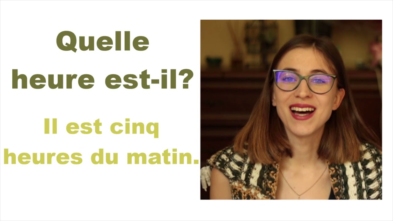 FRANCUSKA LiTERKA - Która jest godzina? // Francuski dla dzieci
