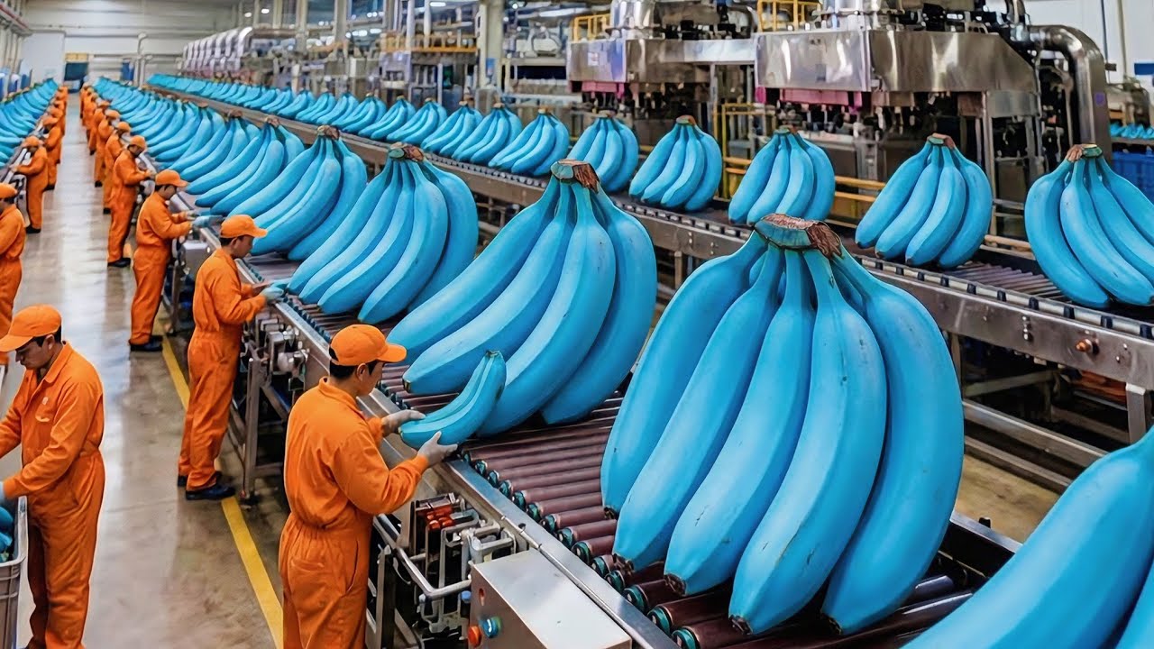 Inside the Ice Cream Factory: From Blue Java Banana to Creamy Perfection (Full Process)