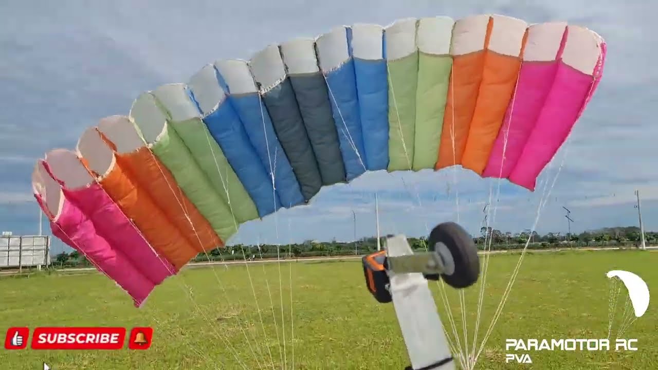 Paramotor-RC / Paratrike-RC  / Very Windy Sunday #paramotorrc #ozoneparamotors #aeromodelismobrasil