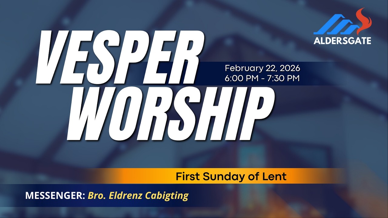 Vesper Worship Service | February 22, 2026 | 9:30 AM