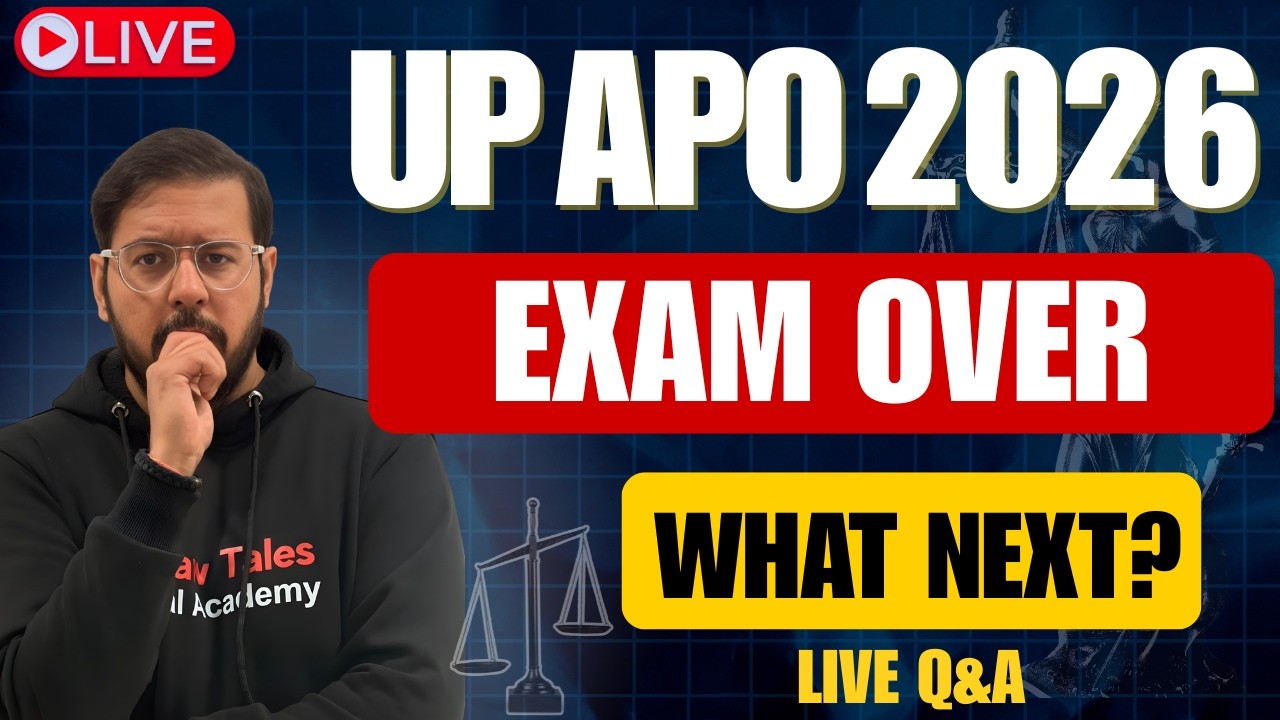 UP APO Exam Over! What's Next? | Shubham Sir!