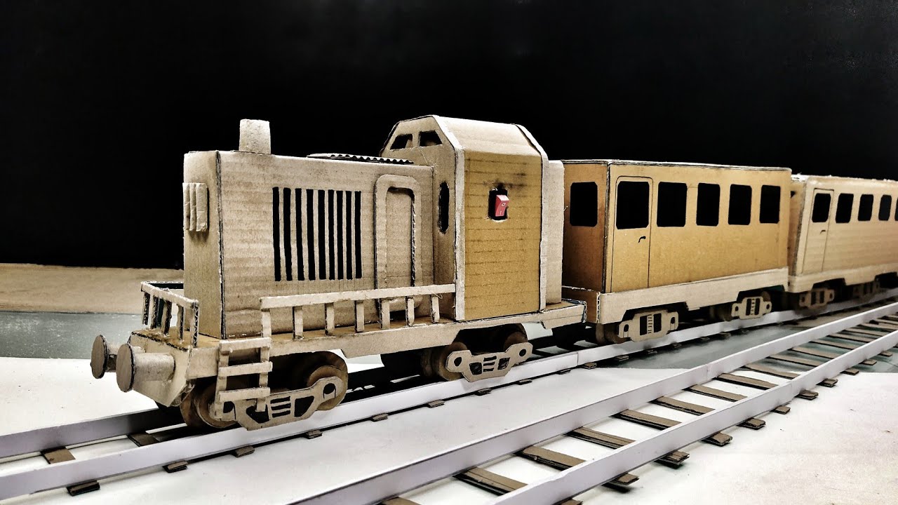 How to Make A Train | Cardboard Craft RC Train | DIY RC Toy Train