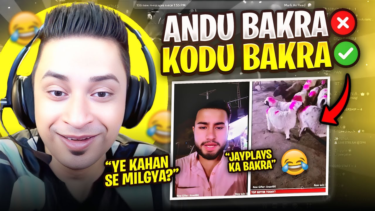 YE ANDU BAKRA KIS KA HAI 😂 FUNNY MEME REACTION BY MRJAYPLAYS