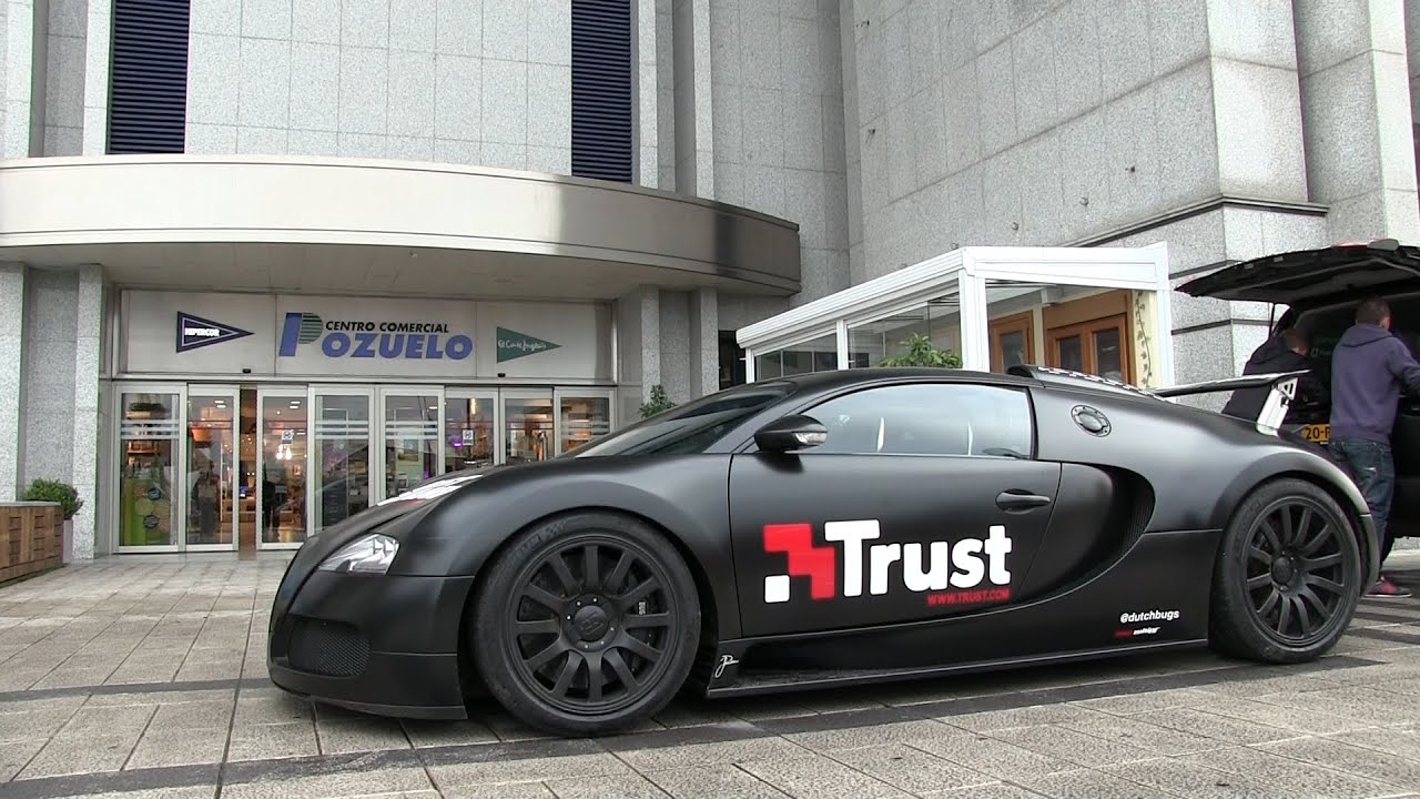 Dutchbugs&acute; Veyron in Madrid - LOUD Bugatti!