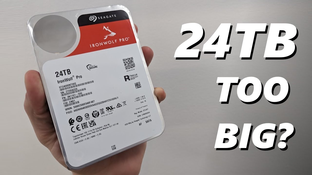 Seagate 24TB Ironwolf Pro HDD for NAS - Review & Synology NAS Testing