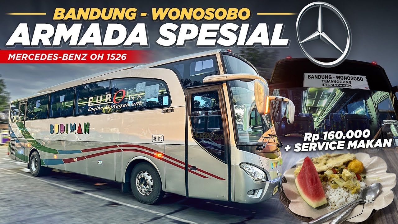 NYOBAIN BUS ASAL PRIANGAN TIMUR, GIMANA PELAYANAN NYA⁉️ Trip Report Bus Budiman Bandung - Wonosobo