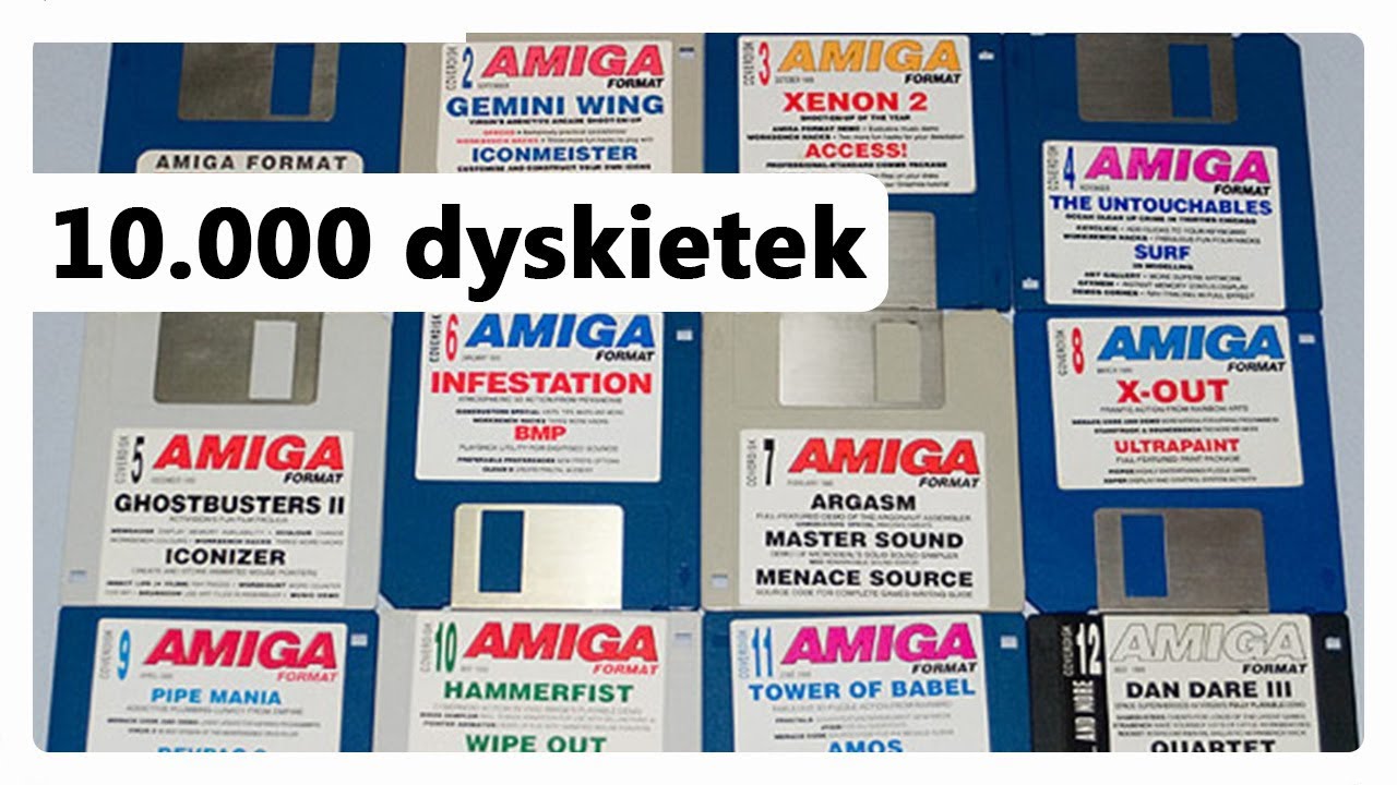 Największa kolekcja 10.000 dyskietek na Amiga - Bamiga Sector One