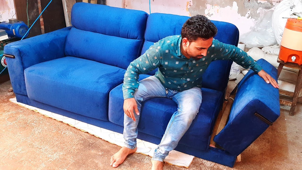 Sofa Repair At Home|| Leather Sofa Repair In Mumbai || How To Build Leather Sofa|| Sofa Design