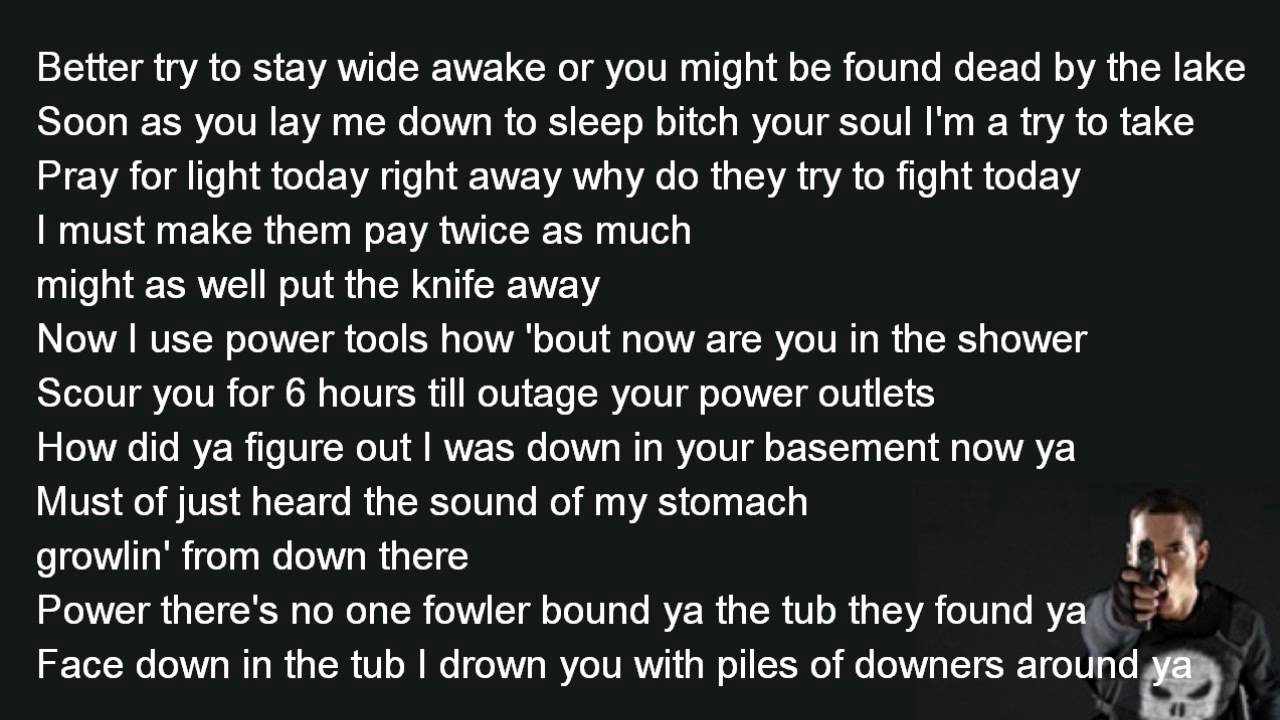 Eminem - Stay Wide Awake lyrics [HD]