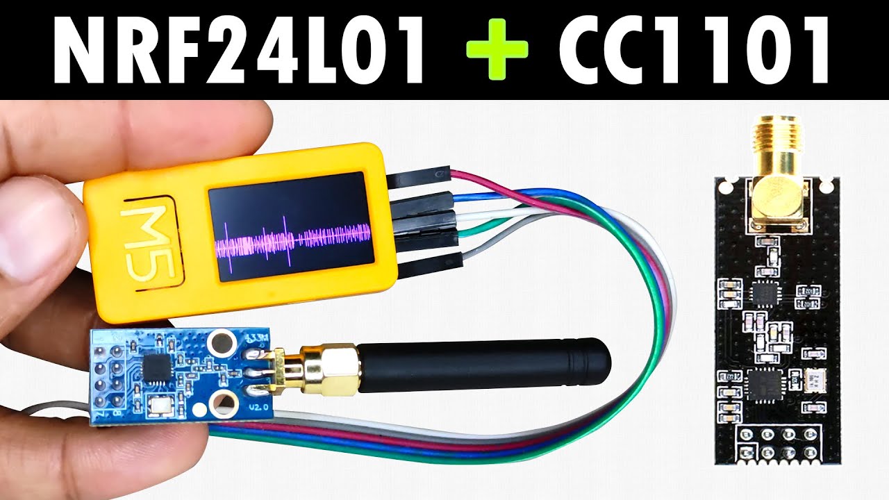 Master CC1101 & NRF24L01 with M5Stack Plus2 – Step-by-Step Full Tutorial