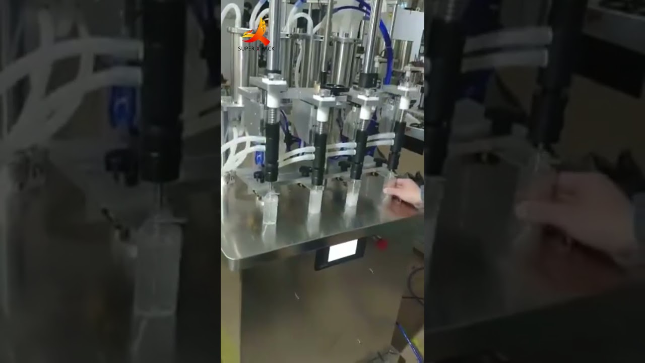 Machine de remplissage de parfum, parfum &agrave; bille | Remplisseuse &agrave; pression n&eacute;gative &agrave; 4 buses