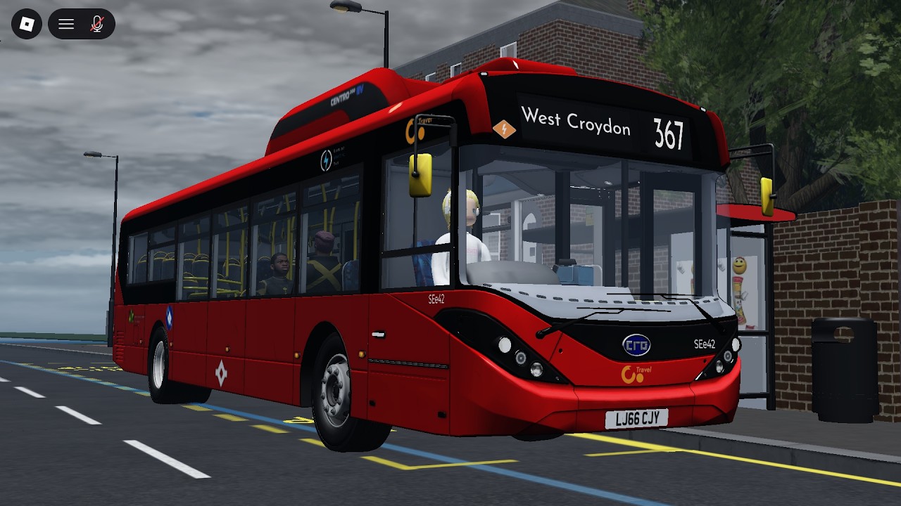 [First debut drive EV/433 MAJOR BUNCHING] Roblox Croydon | Go Travel BYD Enviro 200 EV on 367 & 433