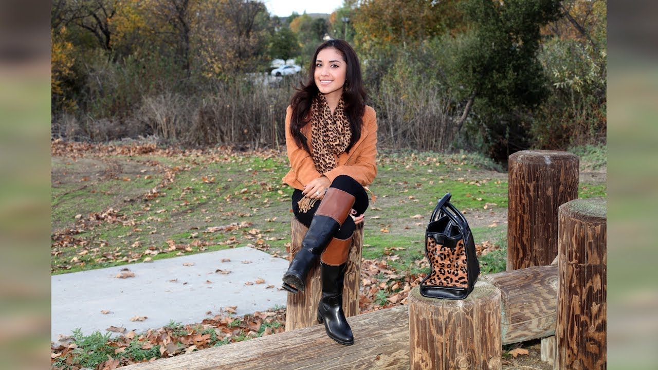 Women in Leather Boots 11