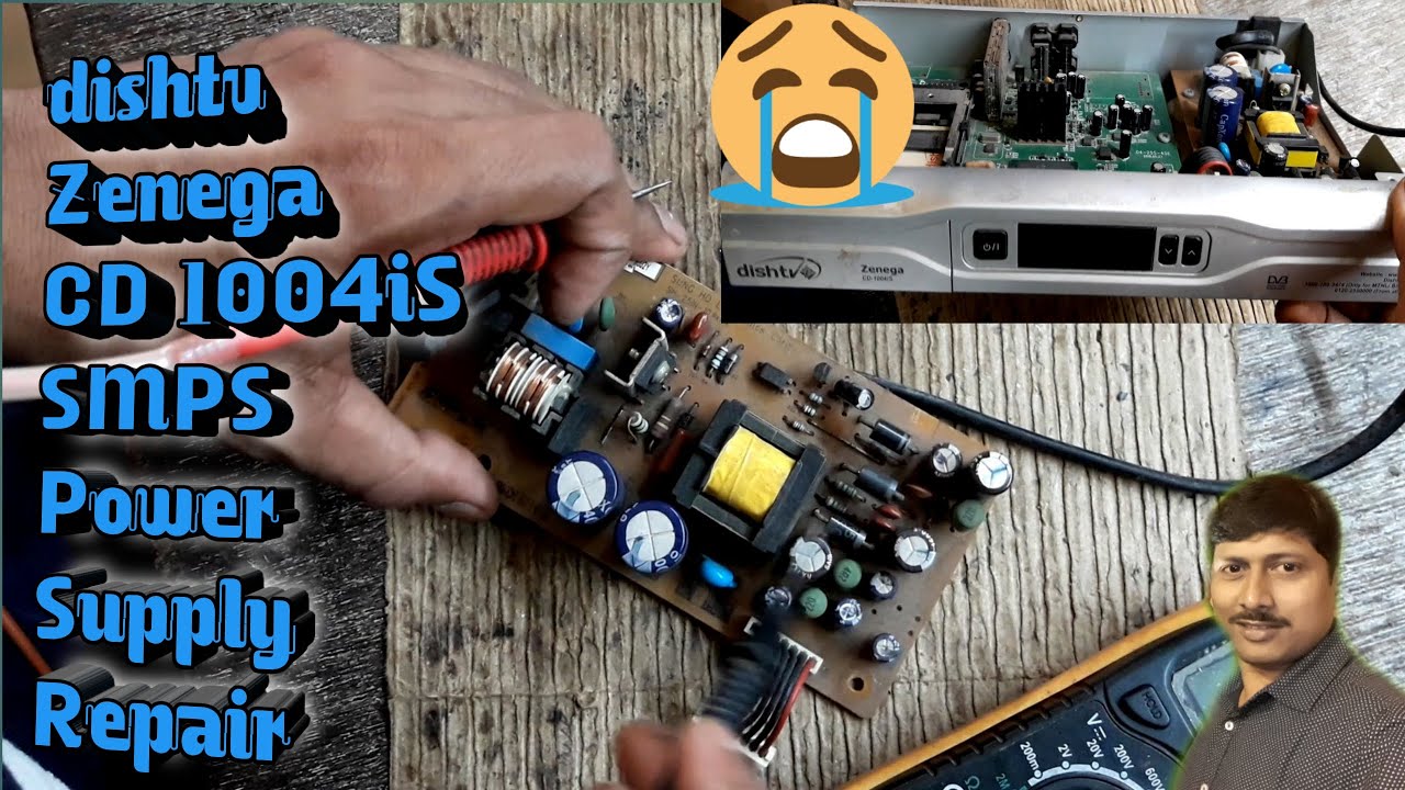 How to Repair Zenega dishtv Box | Set Top Box Dead SMPS Repair | Set Top Box Power Supply Repair
