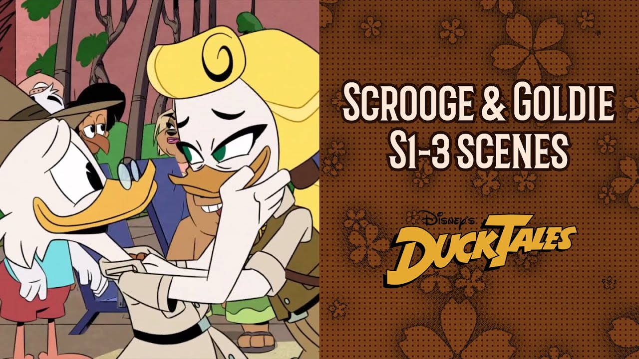 DuckTales - Goldie & Scrooge scenes (s1-3)