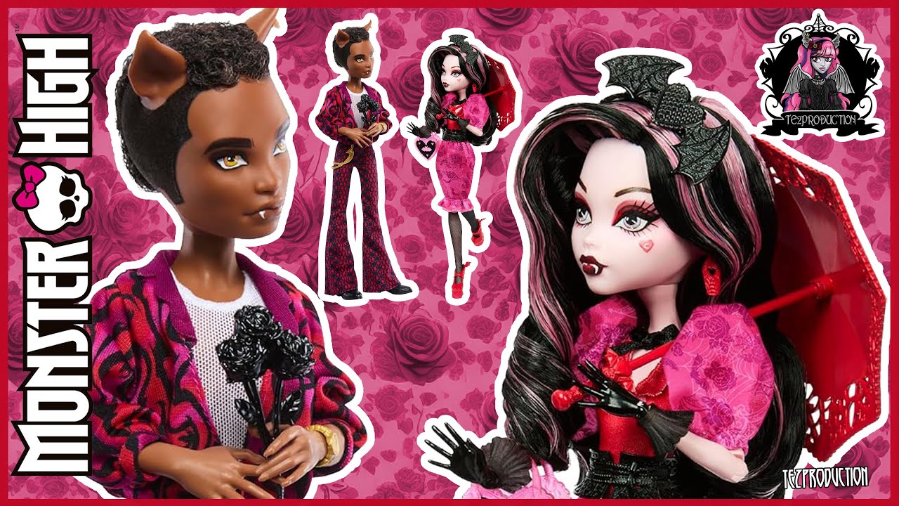 REVIEW MONSTER HIGH HOWLIDAY DRACULAURA & CLAWD WOLF LOVE EDITION 2024