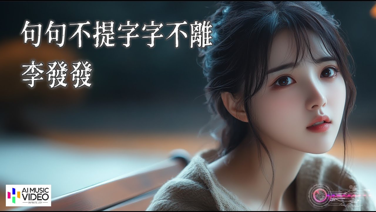 【高清MV】李發發 - 句句不提字字不離【Pinyin | AI音樂視頻 | 中文繁體拼音動態字幕】