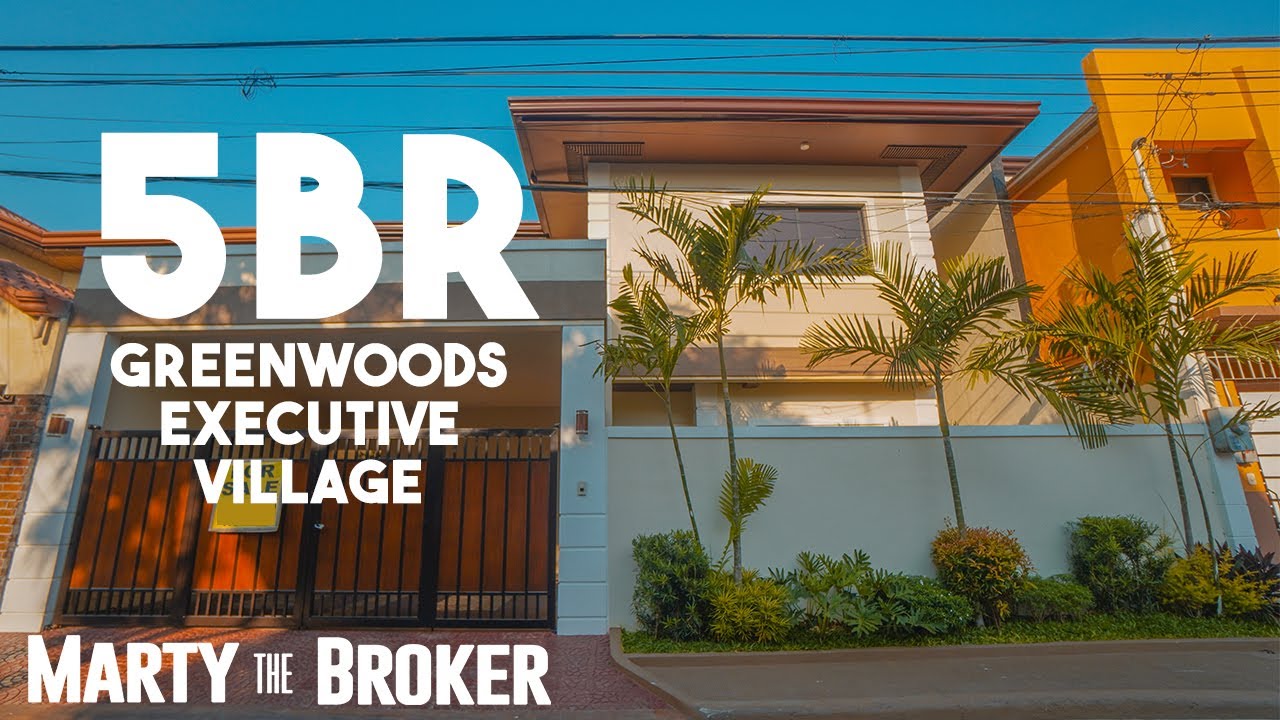 5 Bedroom House with a Large Relaxing Garden in Greenwoods Executive Village, Pasig City | Vlog # 62