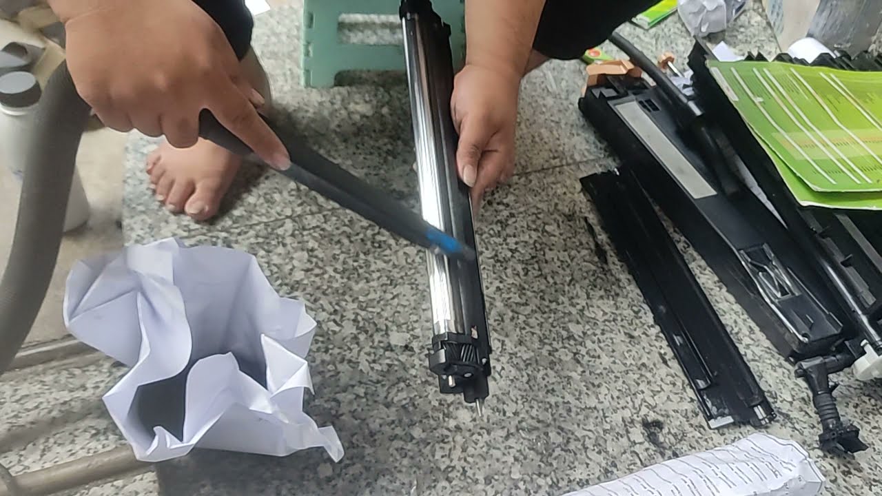 Vệ sinh cụm từ máy photocopy màu deverloper color Xerox 7855 7845