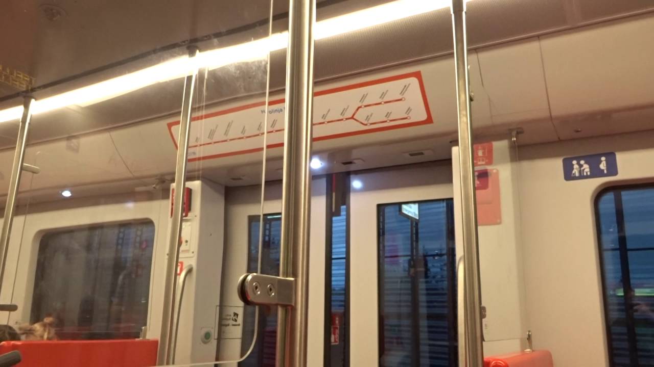 Video from 07.October 2016: CAF M300 Metro Train from Vuosaari to Ruoholahti, Helsinki, Finland