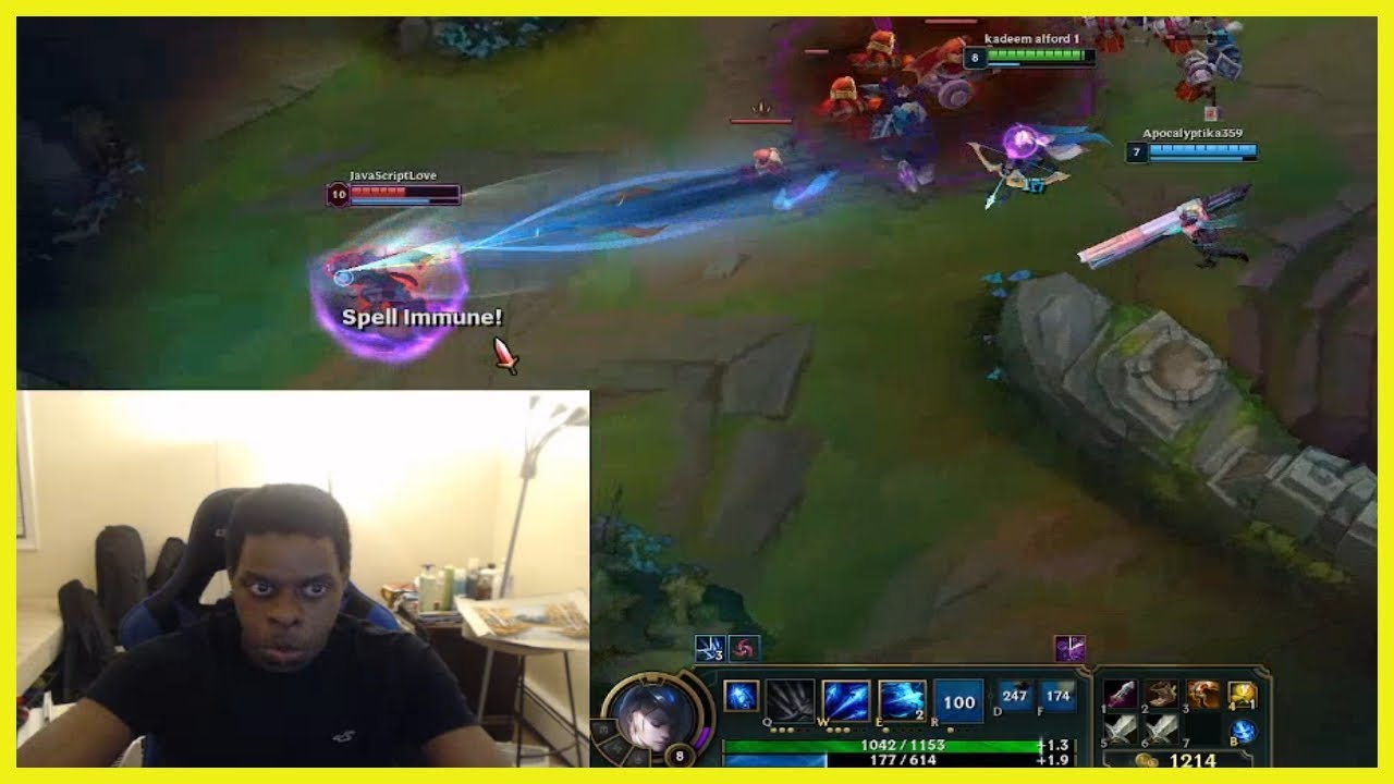 When Kadeem Finally hits an Arrow but it's a Malzahar