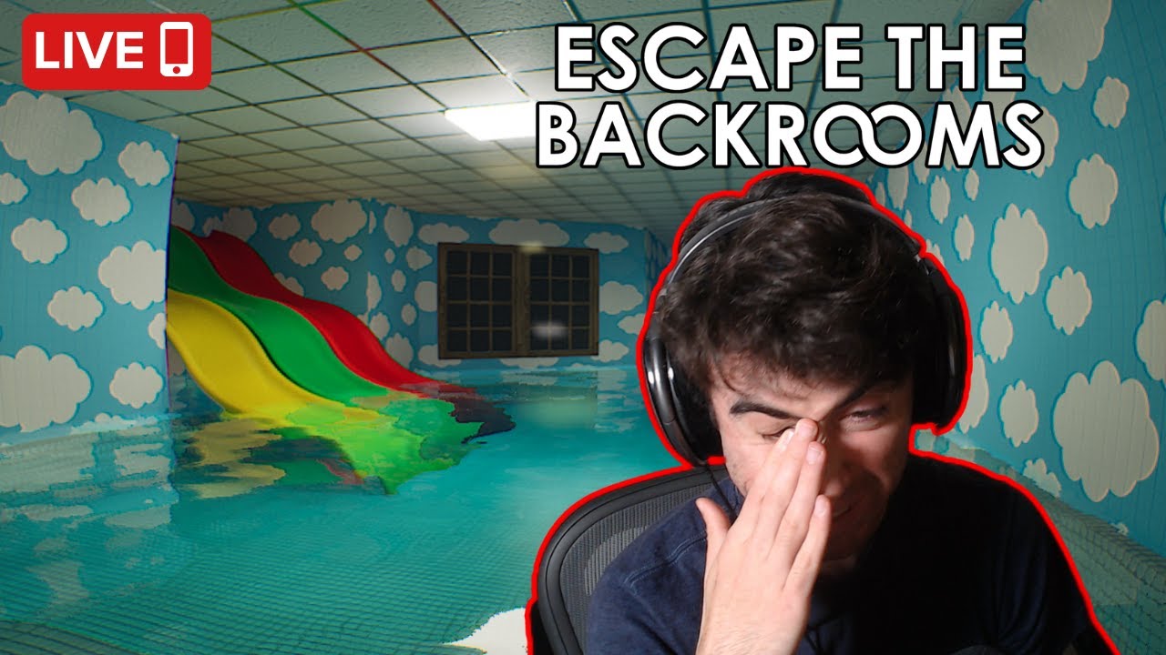🔴Live - Millennial cannot figure out hallways | Escape the Backrooms