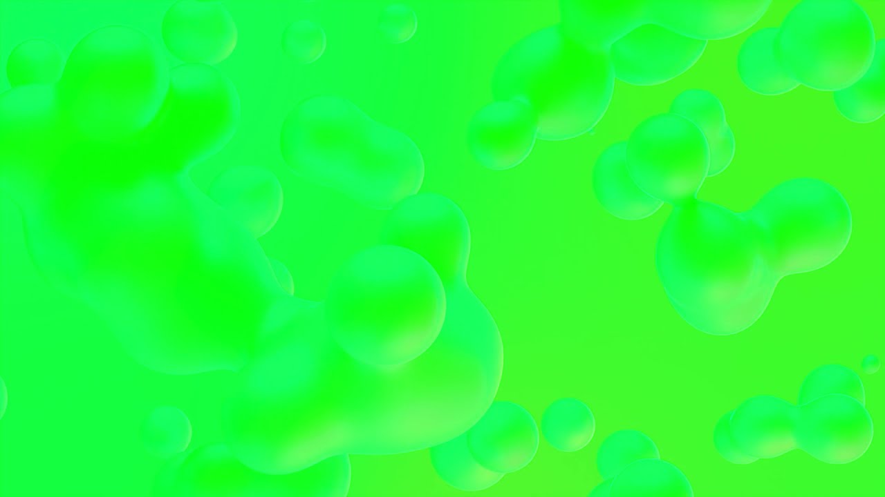 4K Lava Lamp SCREENSAVER &bull; GREEN background