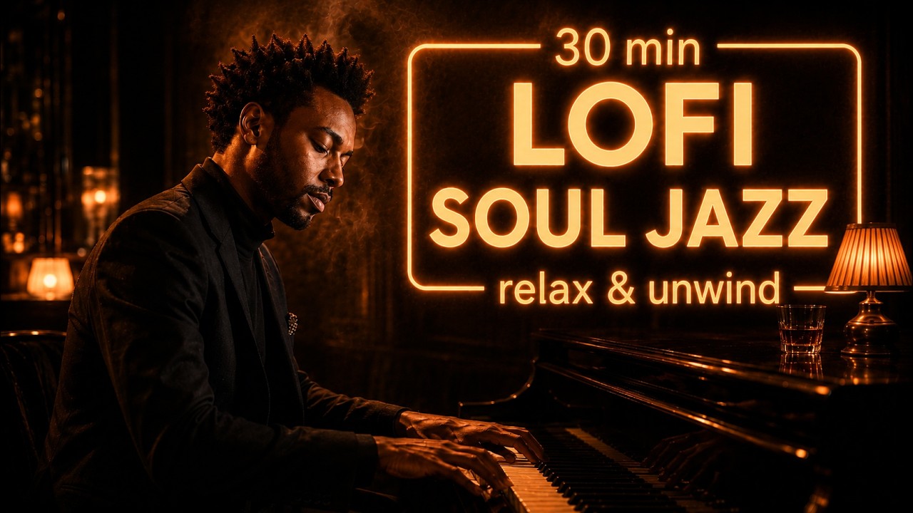 Lofi Soul Jazz • Late Night Neon Ambience | 30 Min Session / AJV-Studio