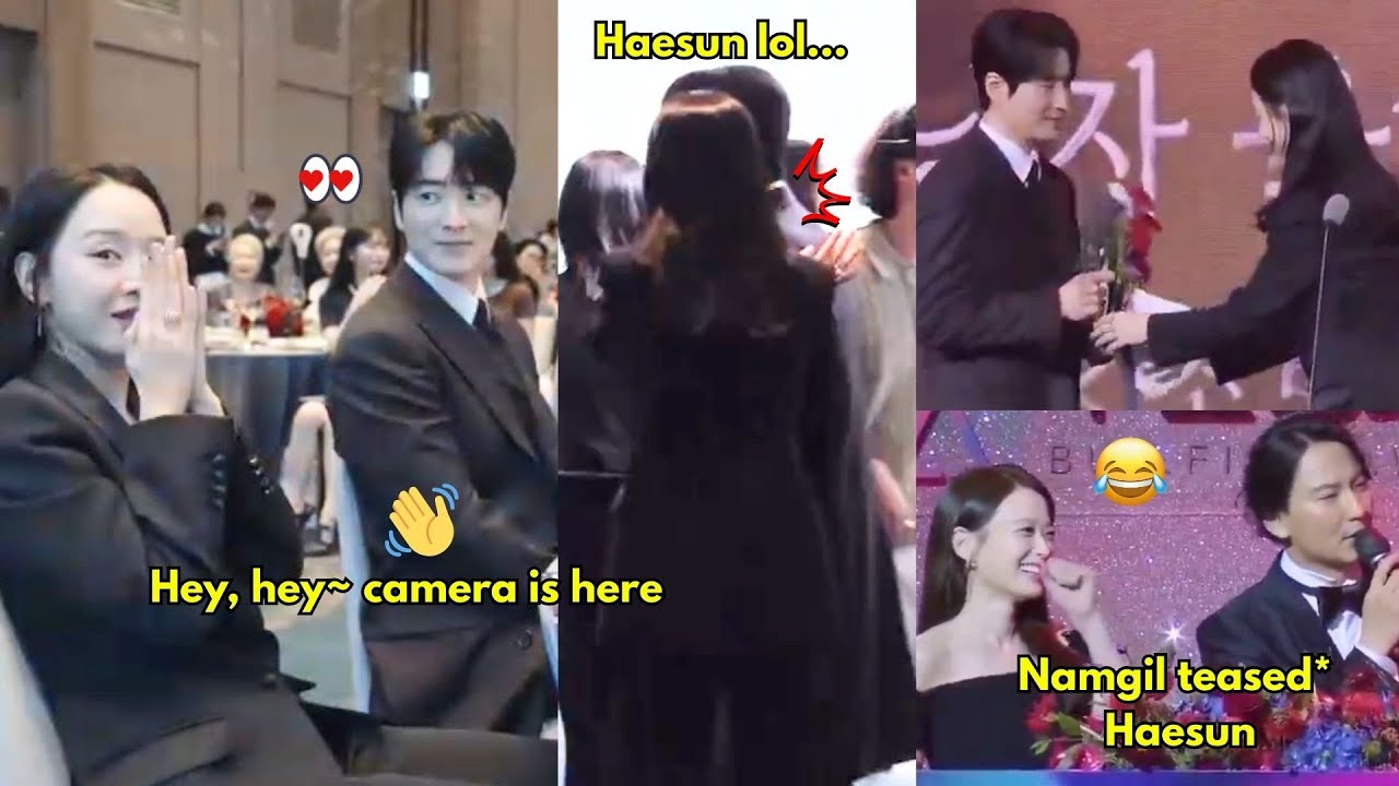 The way Lee Junhyuk looked at Haesun with so much admiration😭  but here’s the light slap😂