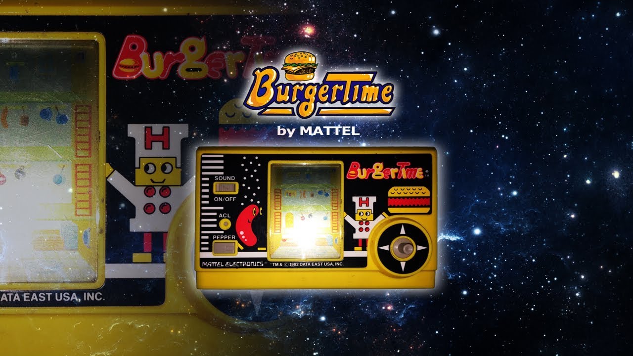 BurgerTime - Mattel LCD Handheld
