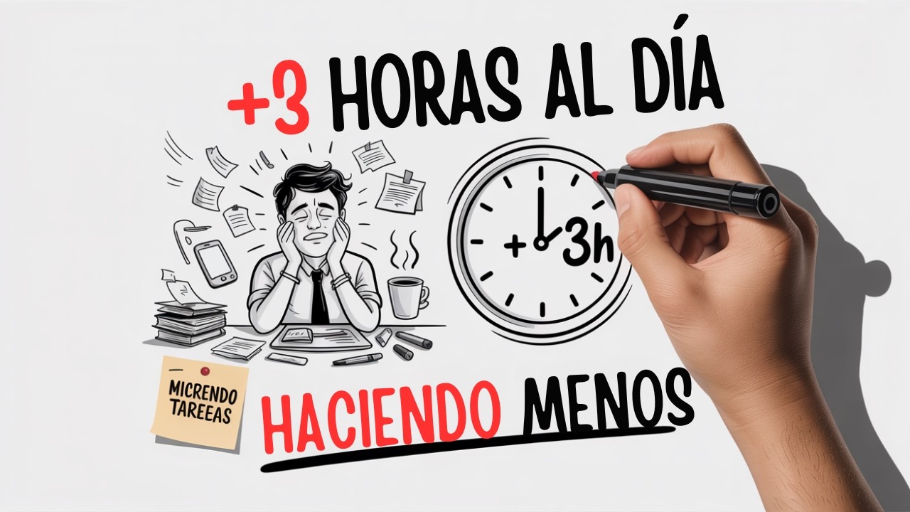 Cómo Ganar 3 Horas Libres al Día Usando el Método de las Microtareas