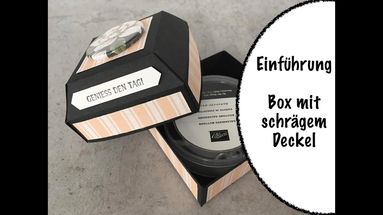 Box mit schrägem Deckel | ausgefallen | Stampin' Up!