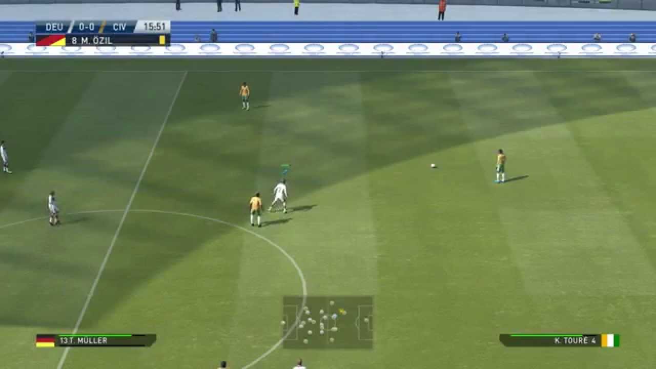 Pro Evolution Soccer 2015 - PC (high settings) - Deutschland vs. Elfenbeinküste - ATI Radeon r9 290x