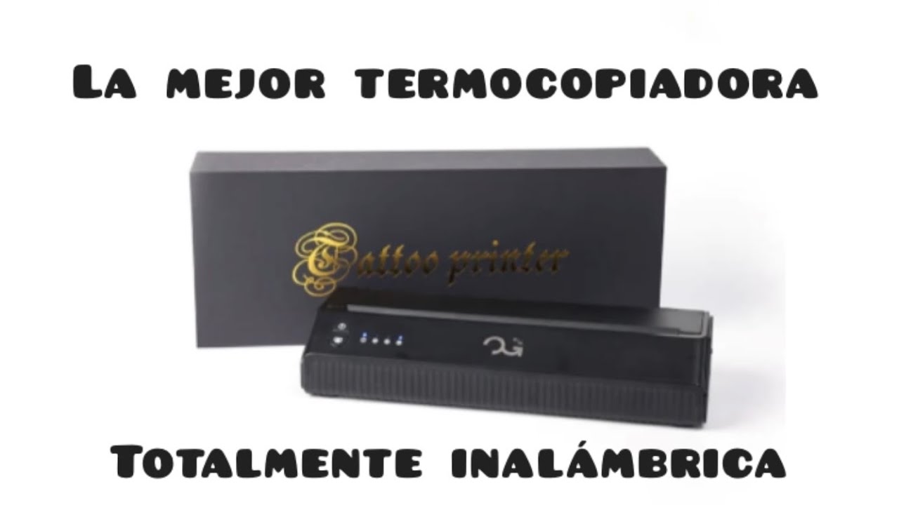 🔥LA MEJOR termocopiadora , impresa de plantillas para TATUAJE