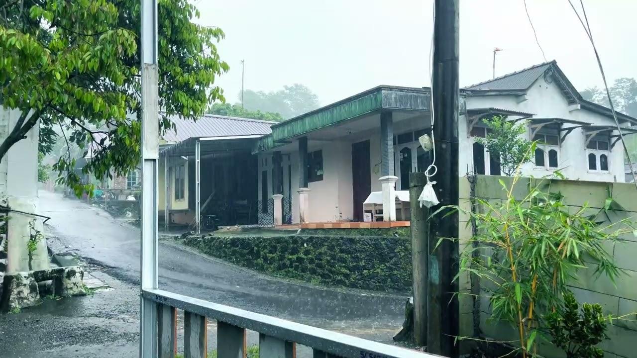 Cozy Villa Rainstorm at Night | Deep Sleep & Stress Relief Sounds