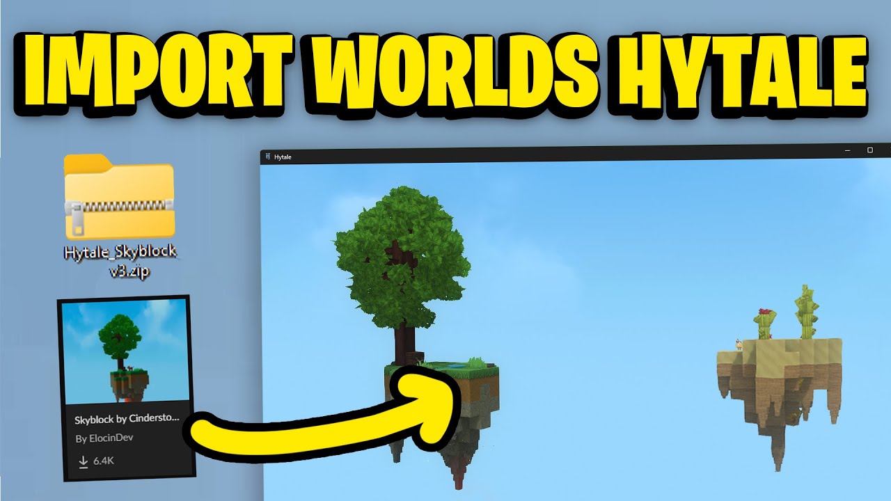 Hytale &mdash; Как скачать и импортировать миры
