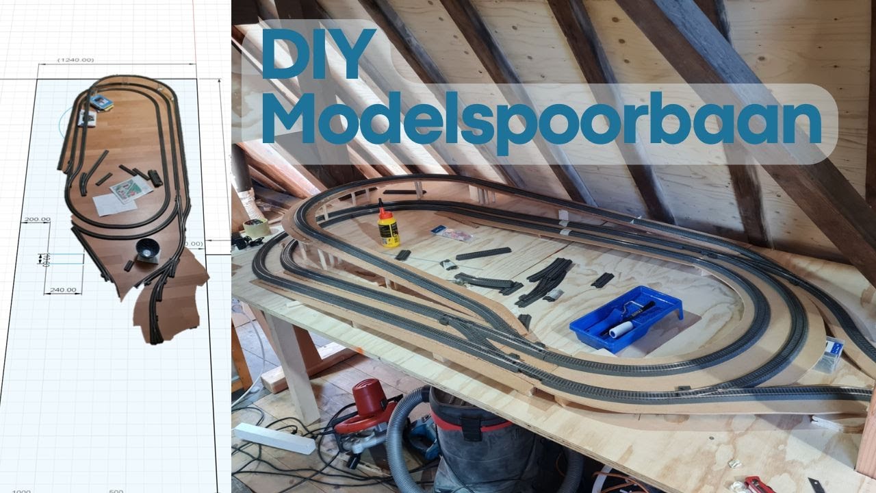De ruwbouw van een Märklin modelspoorbaan | update 29-5-25