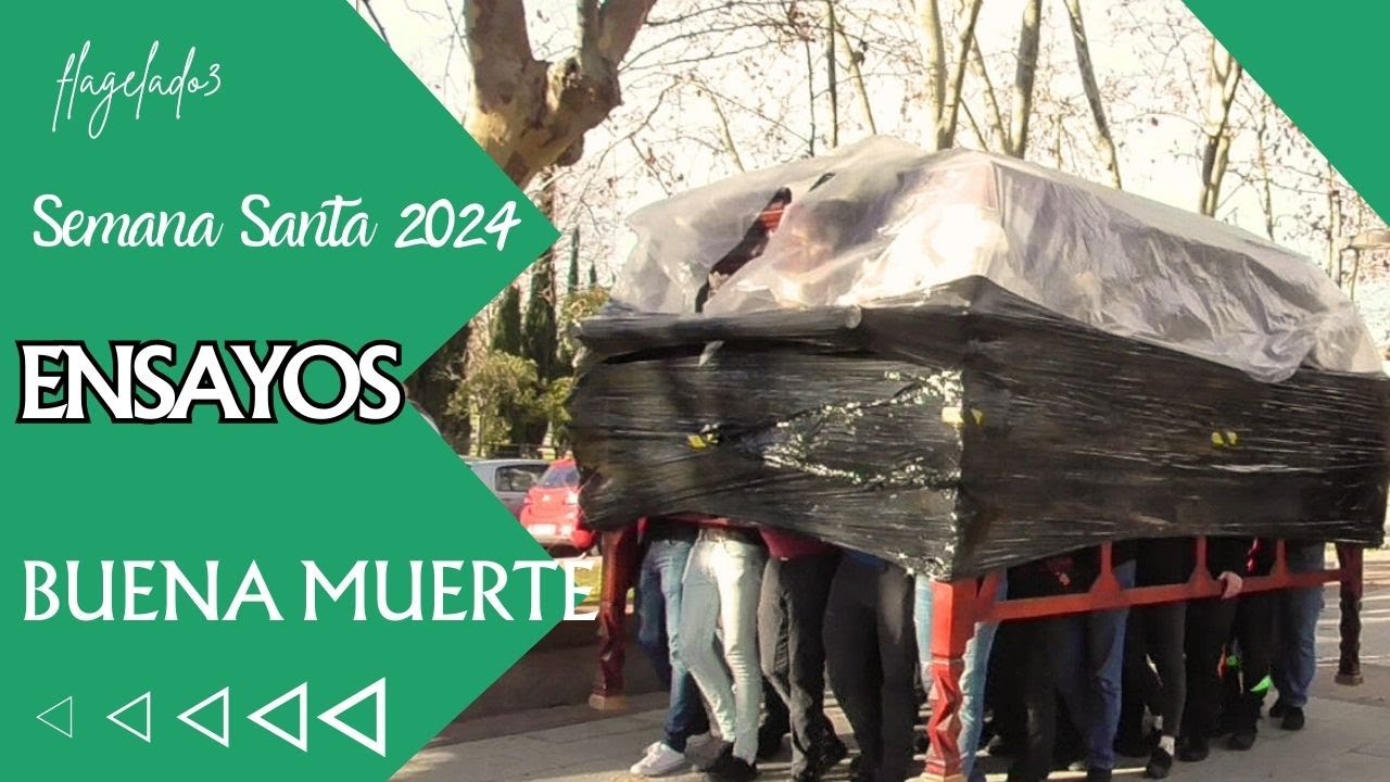 Ensayo paso Cristo Buena Muerte 2024, Salamanca