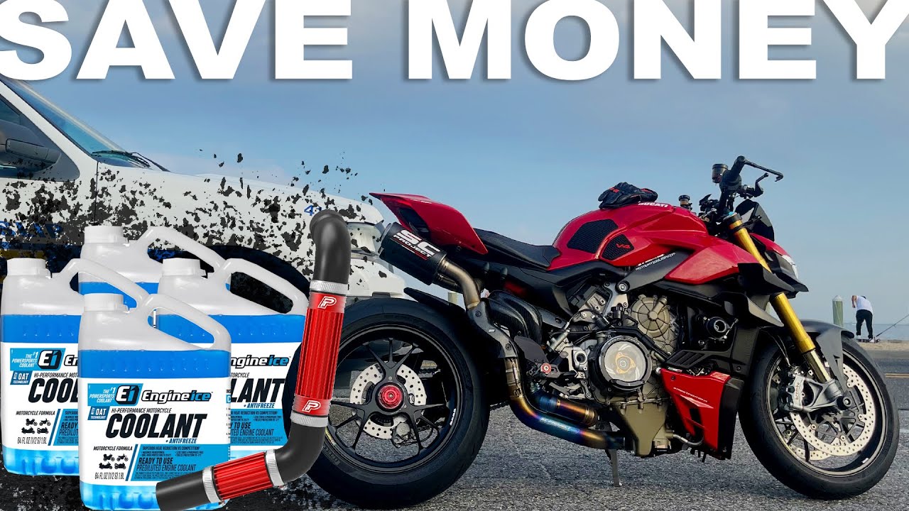 STEP-BY-STEP DUCATI V4S COOLANT FLUSH & LINE COOLER